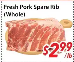 Bestco Food Mart Fresh Pork Spare Rib (Whole) offer