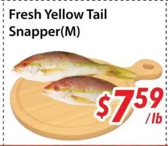Bestco Food Mart Fresh Yellow Tail Snapper(M) offer