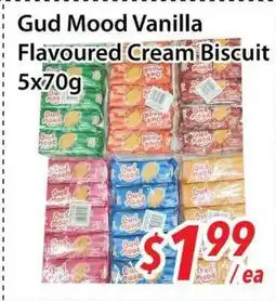 Bestco Food Mart Gud Mood Vanilla Flavoured Cream Biscuit offer