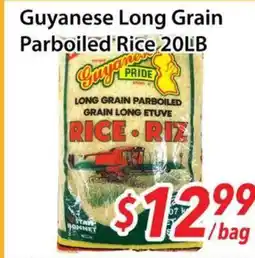 Bestco Food Mart Guyanese Long Grain Parboiled Rice 20LB offer