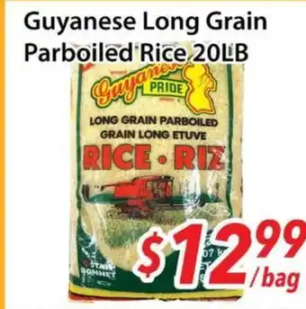 Bestco Food Mart Guyanese Long Grain Parboiled Rice 20LB offer