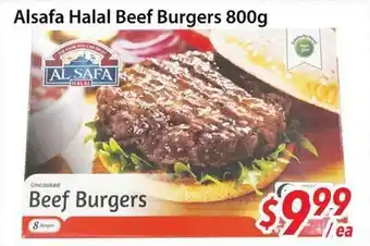Bestco Food Mart Alsafa Halal Beef Burgers offer