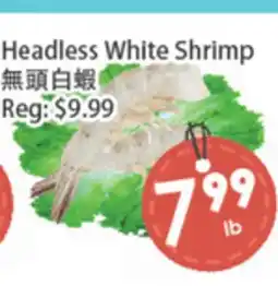 Fresh Palace Supermarket Headless White Shrimp offer