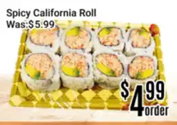 Nations Fresh Foods Spicy California Roll offer