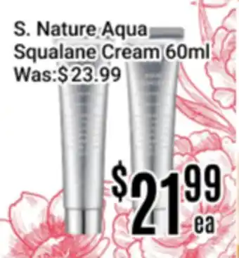 Nations Fresh Foods S. Nature Aqua Squalane Cream offer
