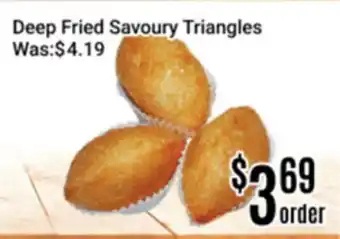 Nations Fresh Foods Deep Fried Savoury Triangles offer