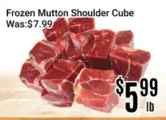 Nations Fresh Foods Frozen Mutton Shoulder Cube offer