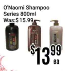 Nations Fresh Foods O'Naomi Shampoo Series offer
