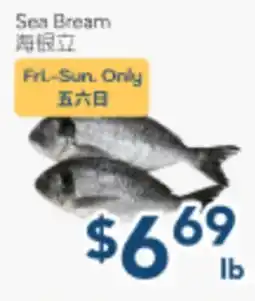 Oceans Fresh Food Market Sea Bream offer
