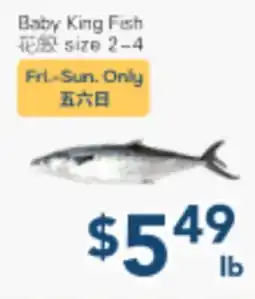 Oceans Fresh Food Market Baby King Fish offer