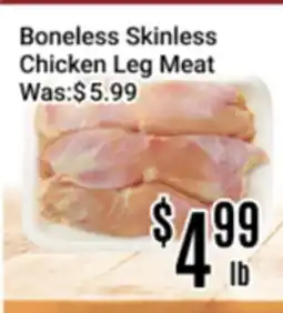 Nations Fresh Foods Boneless Skinless Chicken Leg Meat offer