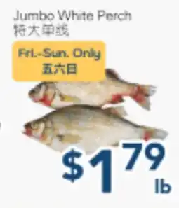 Oceans Fresh Food Market Jumbo White Perch offer
