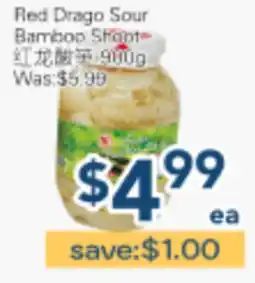 Oceans Fresh Food Market Red Drago Sour Bamboo Shrimp offer
