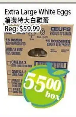 Food Depot Supermarket Extra Large White Eggs offer