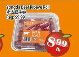 Food Depot Supermarket Yongda Beef Ribeye Roll offer
