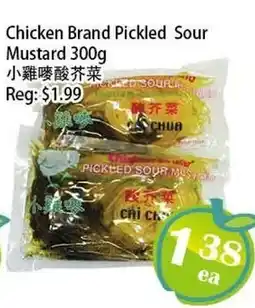 Food Depot Supermarket Chicken Brand Pickled Sour Mustard offer