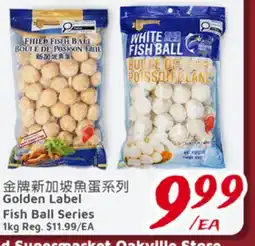 United Supermarket Golden Label Fish Ball Series offer