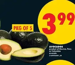 No Frills Avocados offer