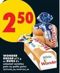 No Frills Wonder bread or buns offer