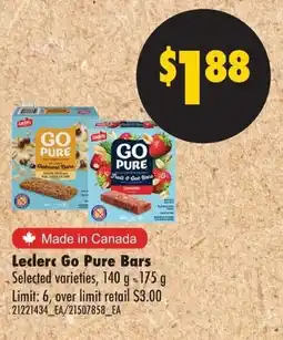 No Frills Leclerc Go Pure Bars offer
