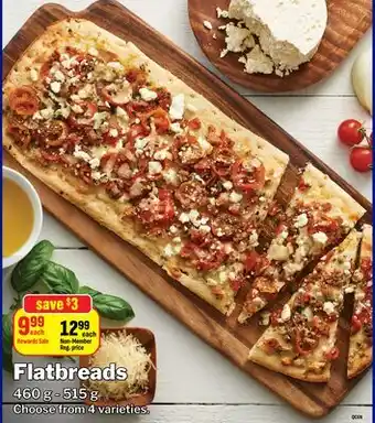 M & M Food Market Flatbreads offer