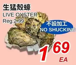 Foody World Live oyster offer