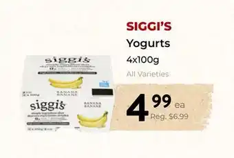 Marche Leo's SIGGI'S Yogurts offer