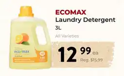 Marche Leo's ECOMAX Laundry Detergent offer