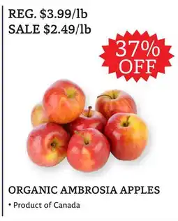 The Big Carrot ORGANIC AMBROSIA APPLES offer