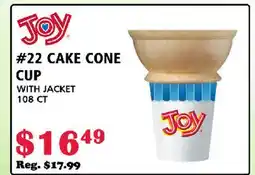 MVR Cash & Carry 22 CAKE CONE CUP offer