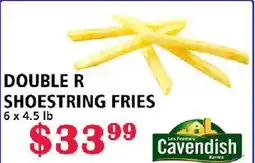 MVR Cash & Carry DOUBLE R SHOESTRING FRIES offer