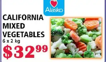MVR Cash & Carry CALIFORNIA MIXED VEGETABLES offer