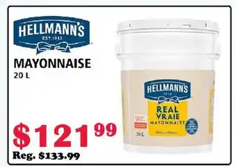 MVR Cash & Carry HELLMANN'S MAYONNAISE offer