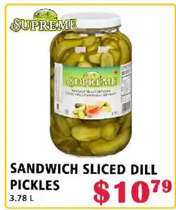 MVR Cash & Carry SANDWICH SLICED DILL PICKLES offer