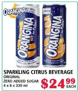 MVR Cash & Carry SPARKLING CITRUS BEVERAGE offer