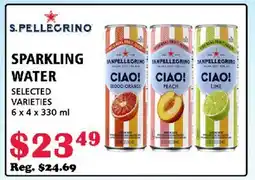 MVR Cash & Carry S.PELLEGRINO SPARKLING WATER offer