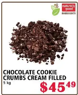 MVR Cash & Carry CHOCOLATE COOKIE CRUMBS CREAM FILLED offer