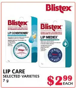 MVR Cash & Carry BLISTEX LIP CARE offer
