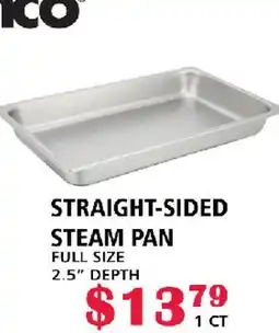 MVR Cash & Carry STRAIGHT-SIDED STEAM PAN offer