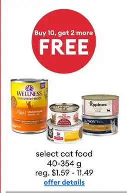 Petsmart select cat food offer