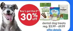 Petsmart dental dog treats offer