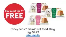 Petsmart Fancy Feast Gems cat food offer