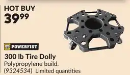 Princess Auto 300 lb Tire Dolly offer
