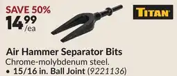 Princess Auto Air Hammer Separator Bits, 15/16 in. Ball Joint offer