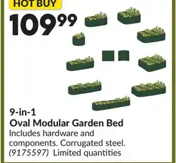 Princess Auto 9-in-1 Oval Modular Garden Bed offer