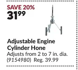 Princess Auto Adjustable Engine Cylinder Hone offer