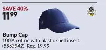 Princess Auto Bump Cap offer