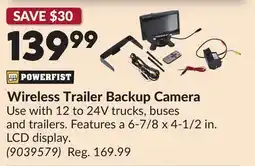 Princess Auto Wireless Trailer Backup Camera offer