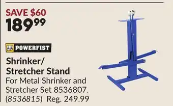Princess Auto Shrinker/ Stretcher Stand offer