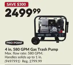 Princess Auto 4 in. 580 GPM Gas Trash Pump offer